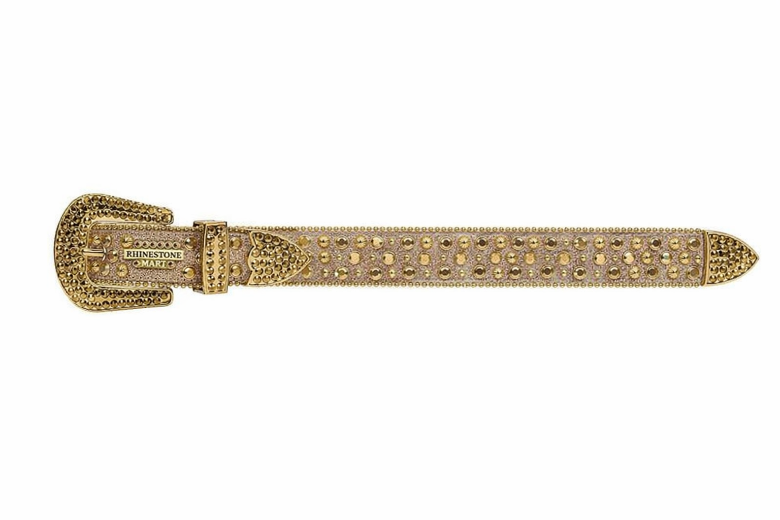 Gold Strap Gold Crystal Rhinestone Belt